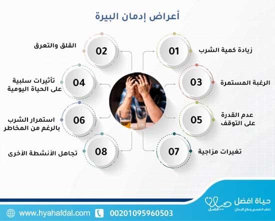أعراض إدمان البيرة