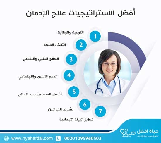 أفضل الاستراتيجيات علاج الإدمان