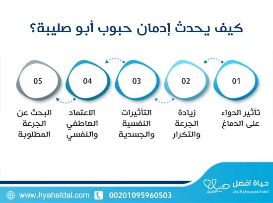 كيف يحدث إدمان حبوب أبو صليبة؟