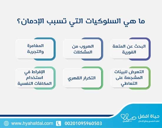 ما هي السلوكيات التي تسبب الإدمان؟